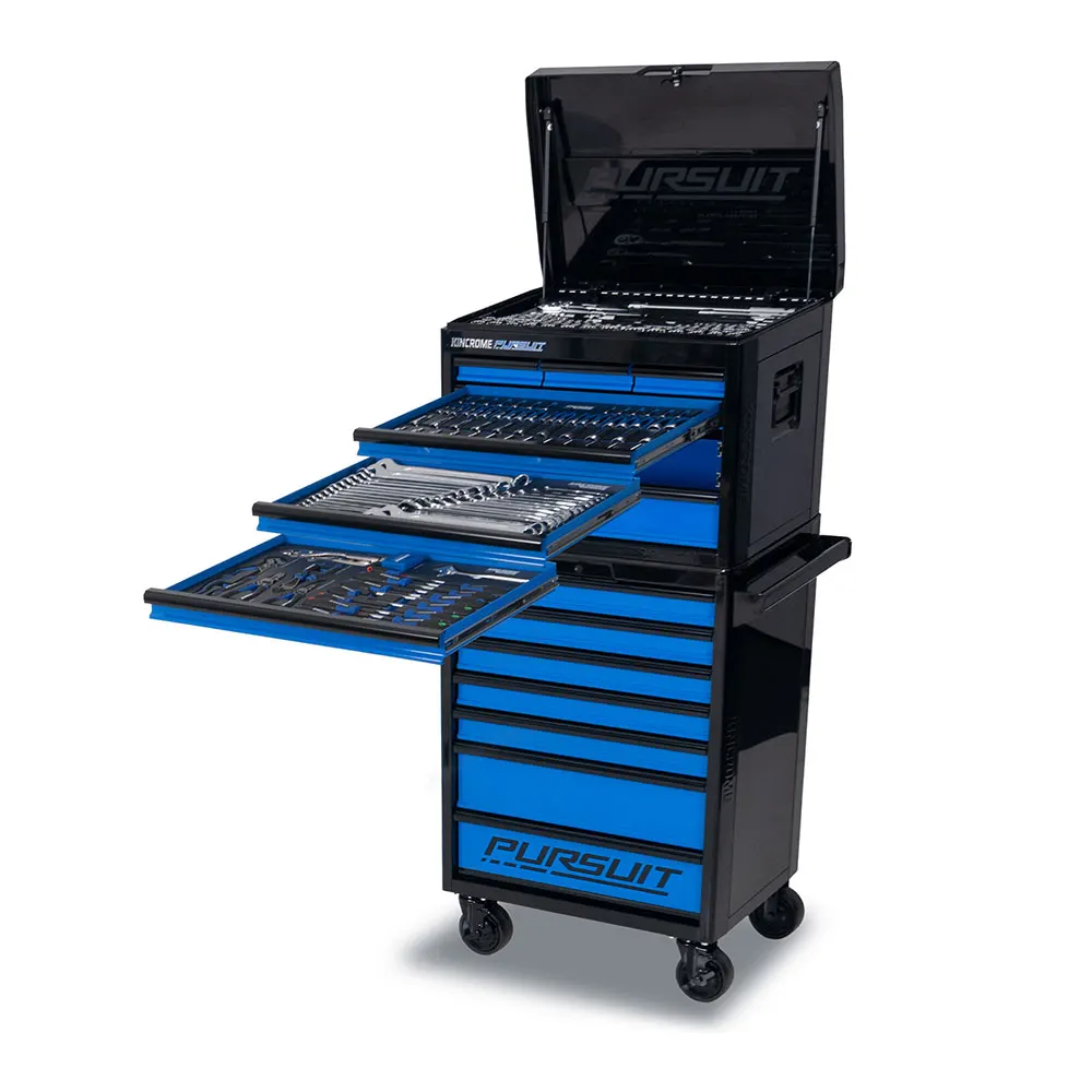 KINCROME 26" 14 Drawer Pursuit Workshop Tool Kit - 277 Piece P1906