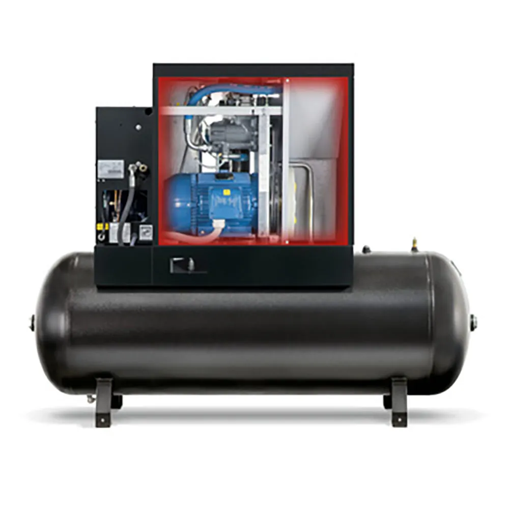 CHICAGO PNEUMATIC 500L CPM 20/8 20HP with Tank & Dryer Rotary Screw Compressor 4152023705