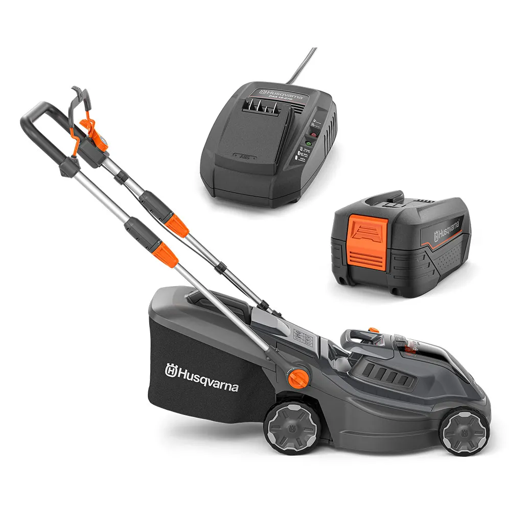HUSQVARNA ASPIRE 18V 1 x 4.0AH 34cm Lawn Mower Kit 970648304