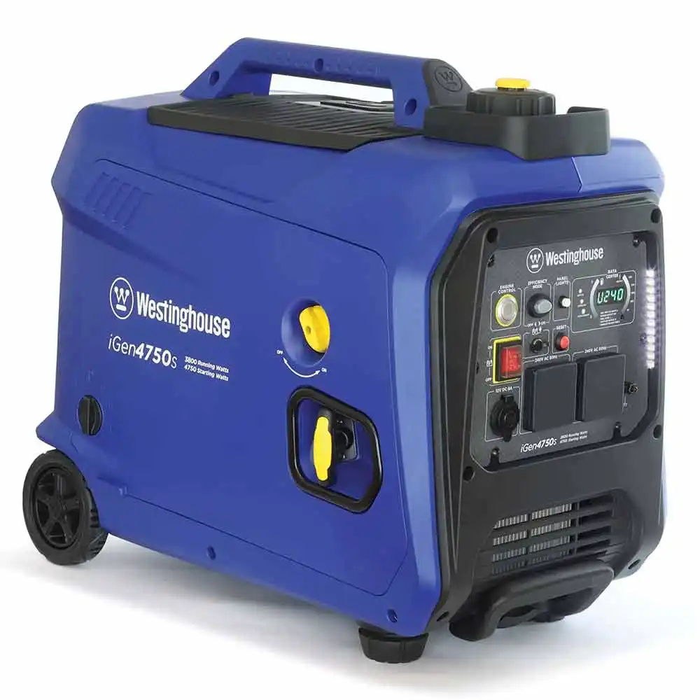 WESTINGHOUSE 4750W Digital Electric/Recoil Petrol Inverter Generator WPIGEN4750S