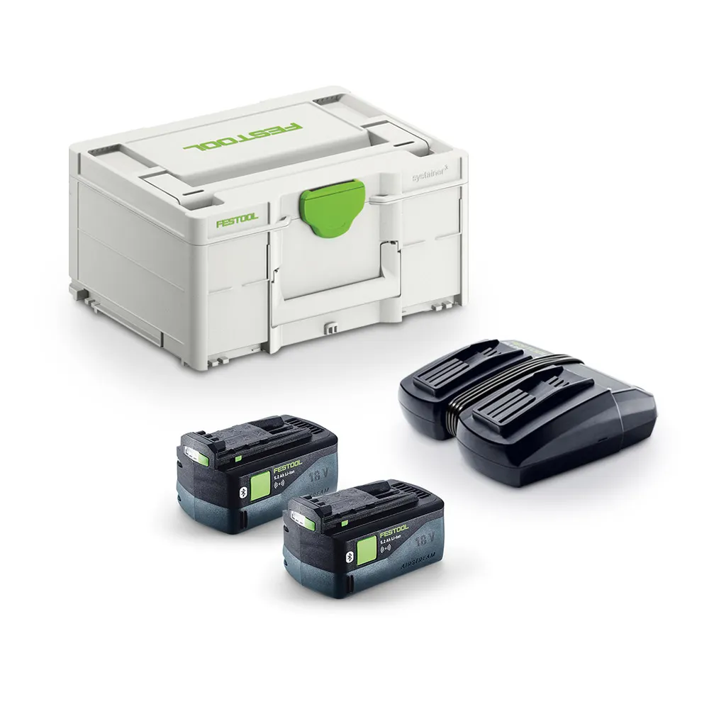FESTOOL SYS 18V 2 x 5.0Ah Energy Set TCL6 Duo in Systainer 577077