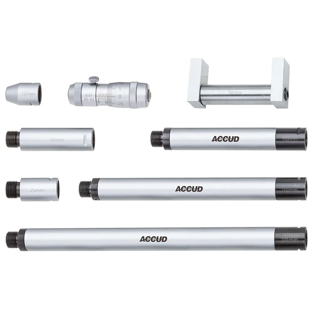 ACCUD 50-600mm Metric Tubular Inside Micrometer Set AC-352-024-01