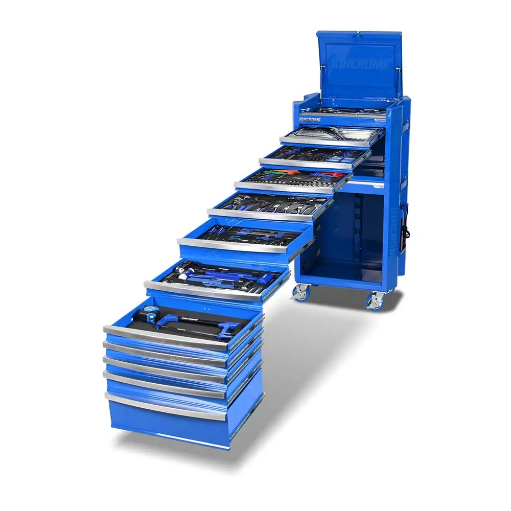 KINCROME 29" 11 Drawer Contour Workshop Tool Kit Black - 471 Piece K1952