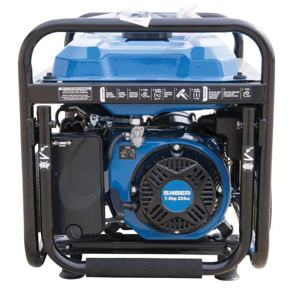 SABER 3500W 7.5hp Petrol Generator SABGEN4KECO