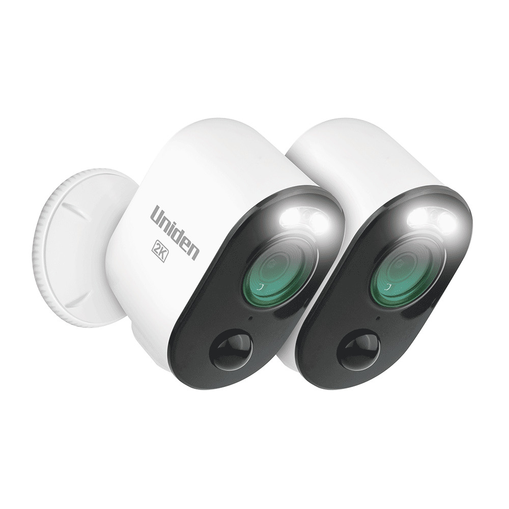 UNIDEN 2K Wi-Fi 2cam Camera With Spotlight SOLOPRO2K-2