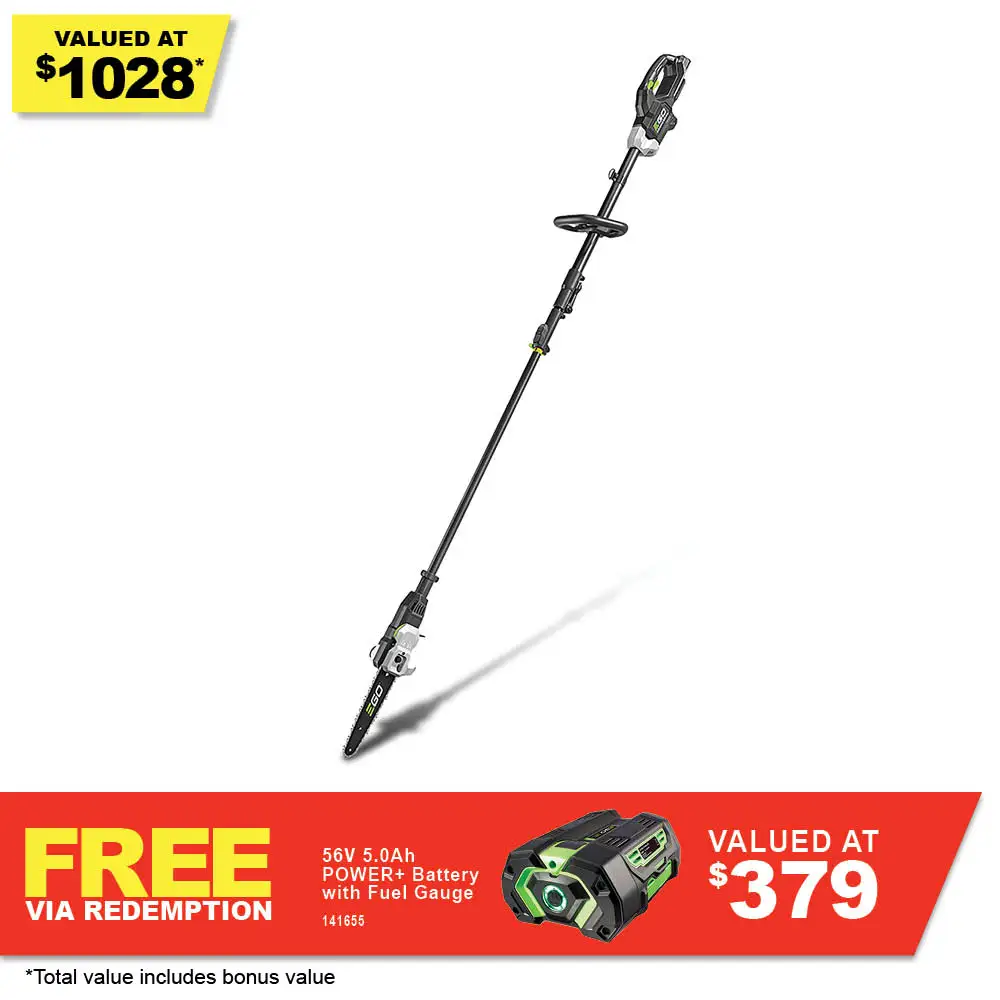 EGO 56V POWER+ Commercial Telescopic Carbon Fibre Pole Saw Skin PSX2510