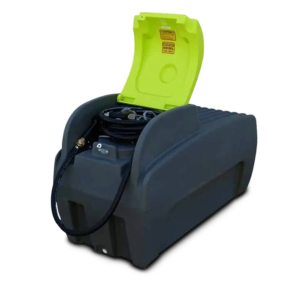 TRANS TANK INTERNATIONAL 400L DieselCaptain Portable Diesel Fuel Tank Pod (Slimline) I-07280