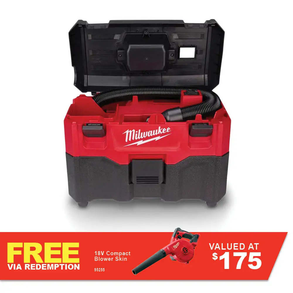 MILWAUKEE 18V 7.5L Wet/Dry Vacuum Skin M18WDV-0