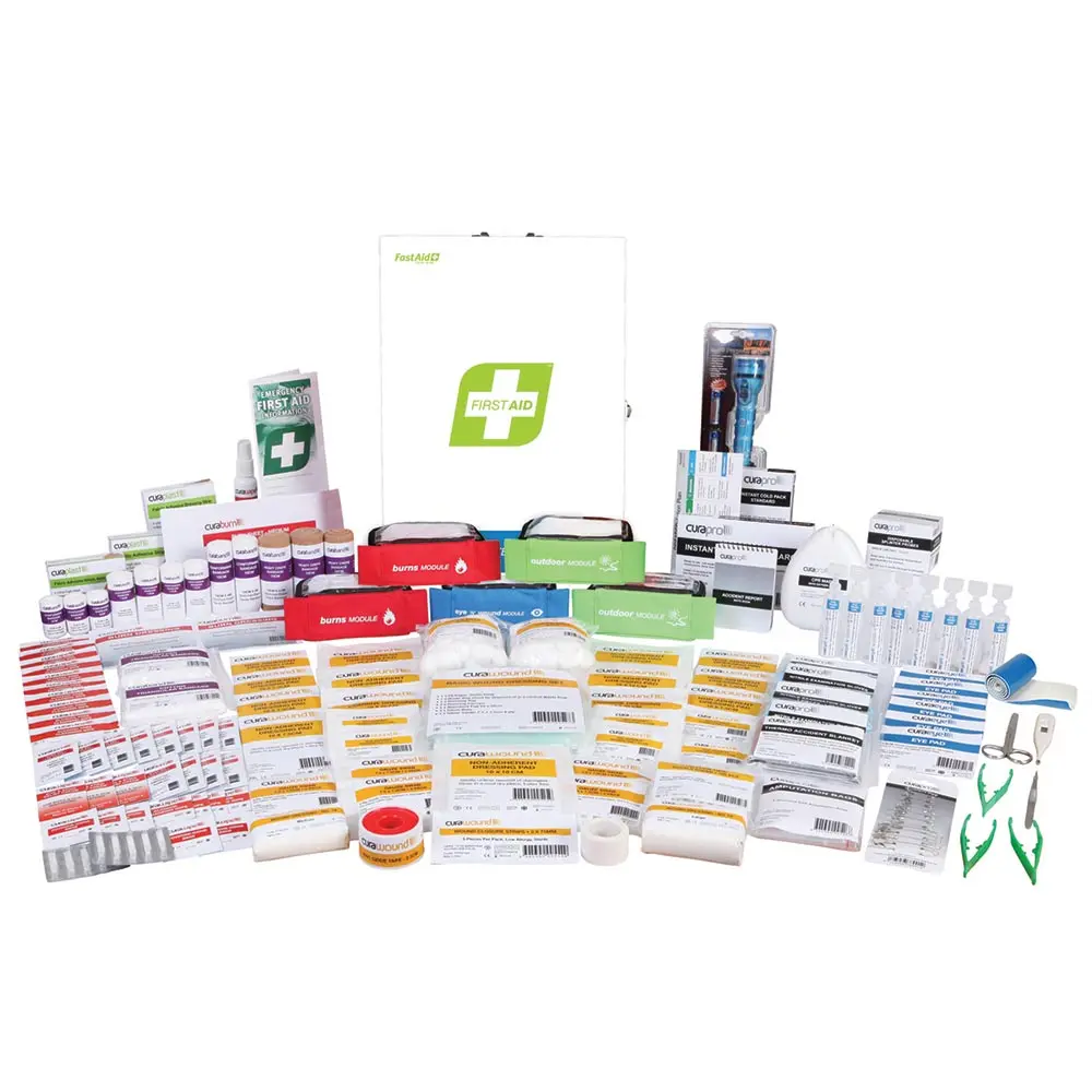 FASTAID R4 Remote Area Medic First Aid Kit Metal Wall Mount FAR4R10