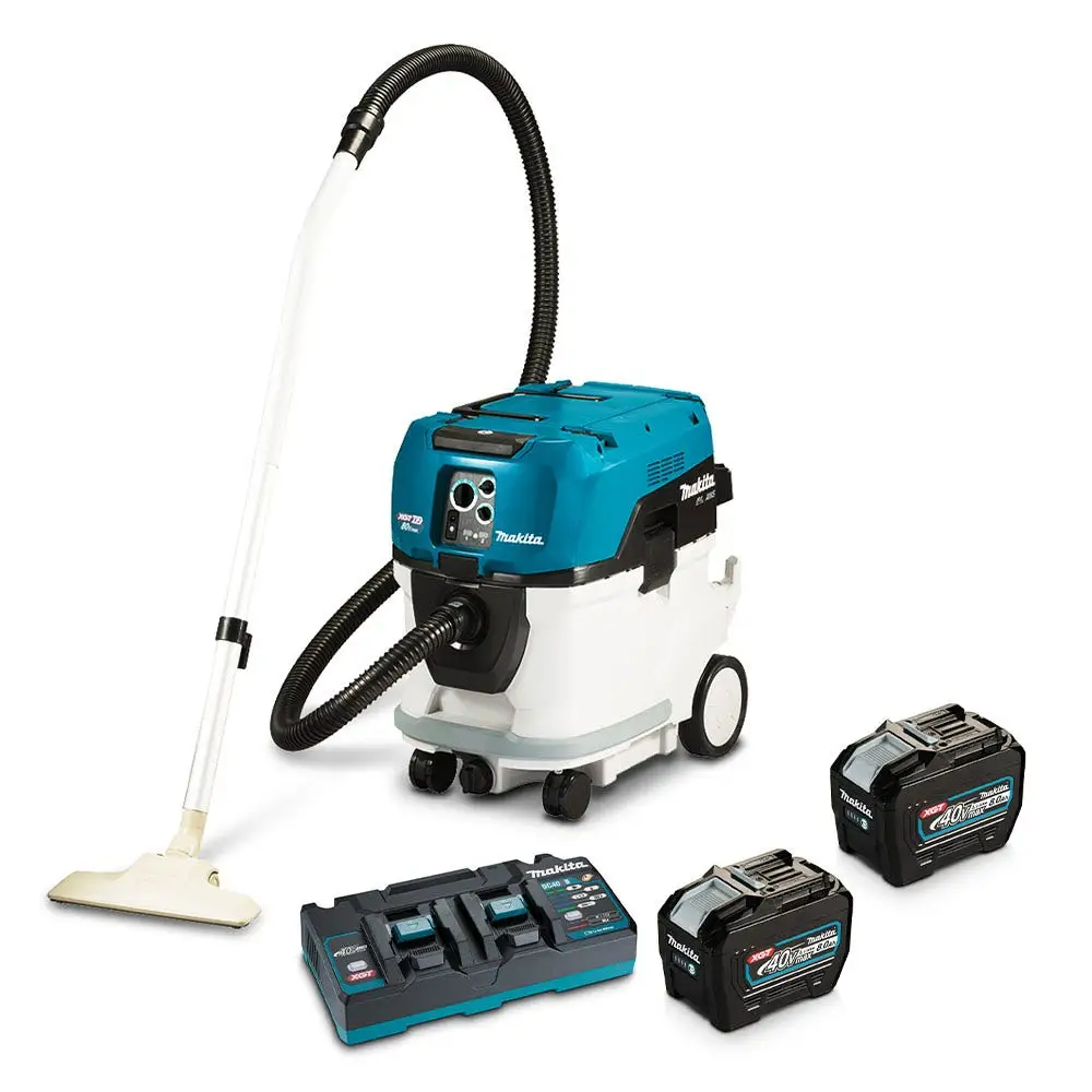 MAKITA 80V Max XGT 2 x 8.0Ah AWS M Class Dust Extraction Vacuum Kit VC006GML21