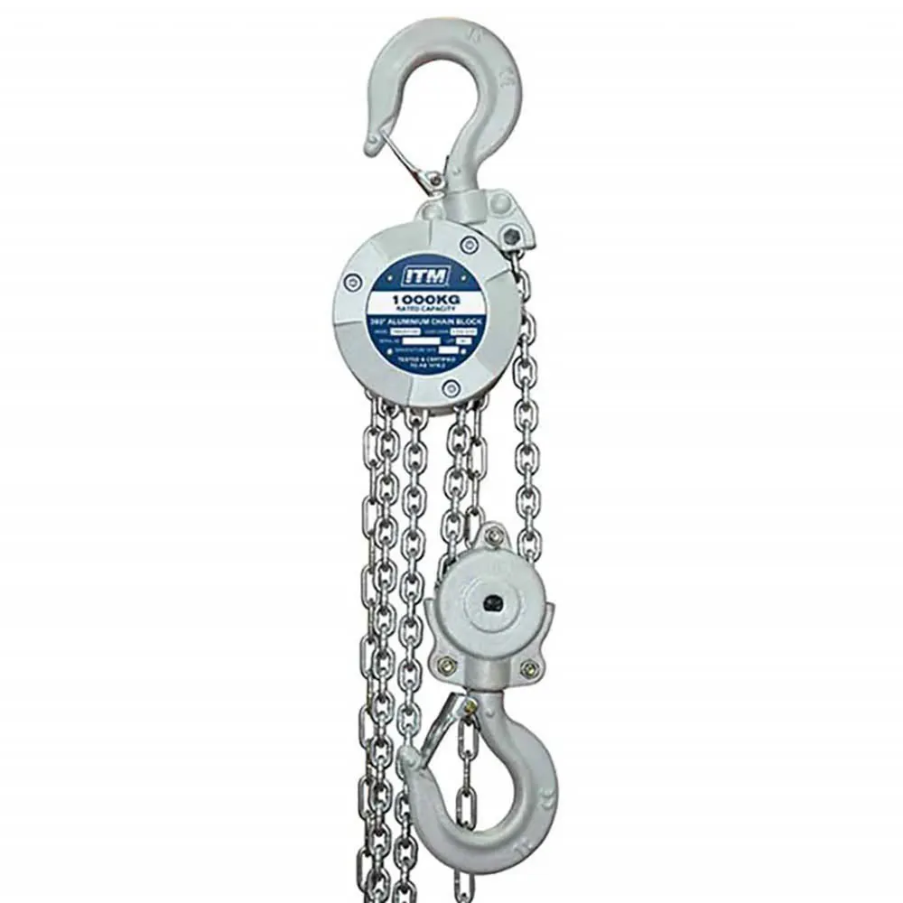 ITM 1000kg 3m 360 Degree Aluminium Chain Block Lift TM9026-01003