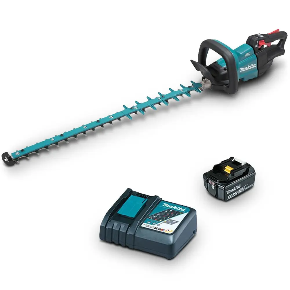 MAKITA 18V Brushless 750mm 1 x 5.0Ah Hedge Trimmer Kit DUH752RT