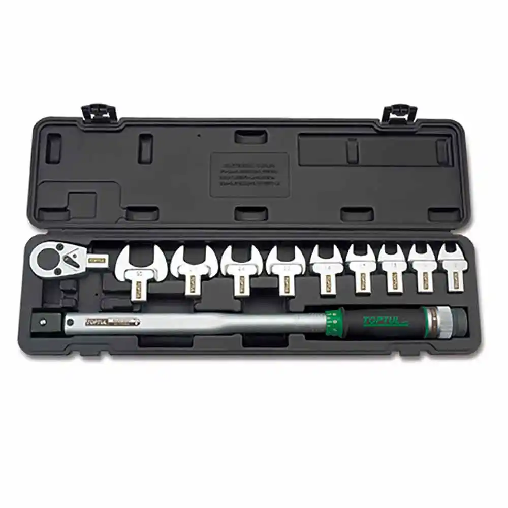 TOPTUL 1/2inch Drive Head Torque Wrench Set - 11 Piece GAAI1101