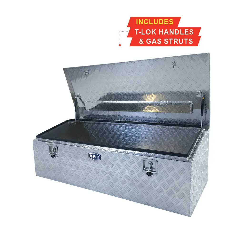 HRD 1200mm Low Profile Aluminium Tool Box A1250LPHRDS2