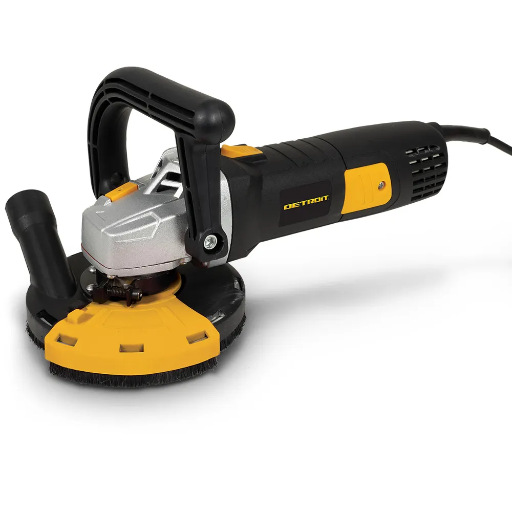 DETROIT 125mm 1400w D-Handle Concrete Grinder DETCOG1400