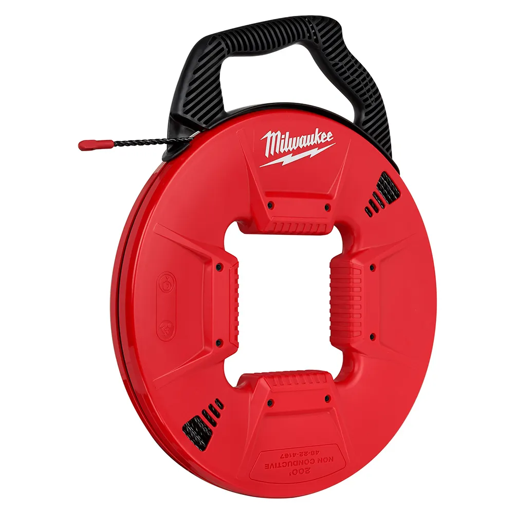 MILWAUKEE 60m/200ft Polyester Fish Tape Plastic Tip 48224167