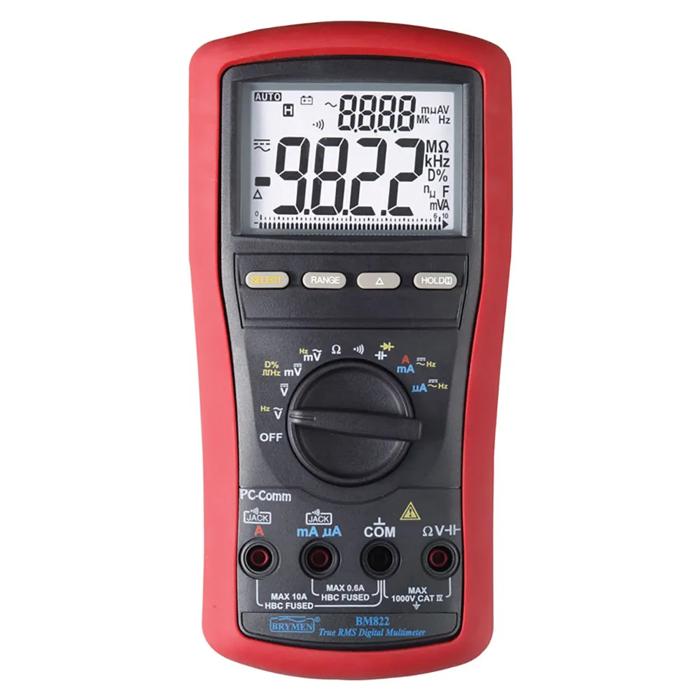 CABAC Professional DMM True RMS Multimeter BM822