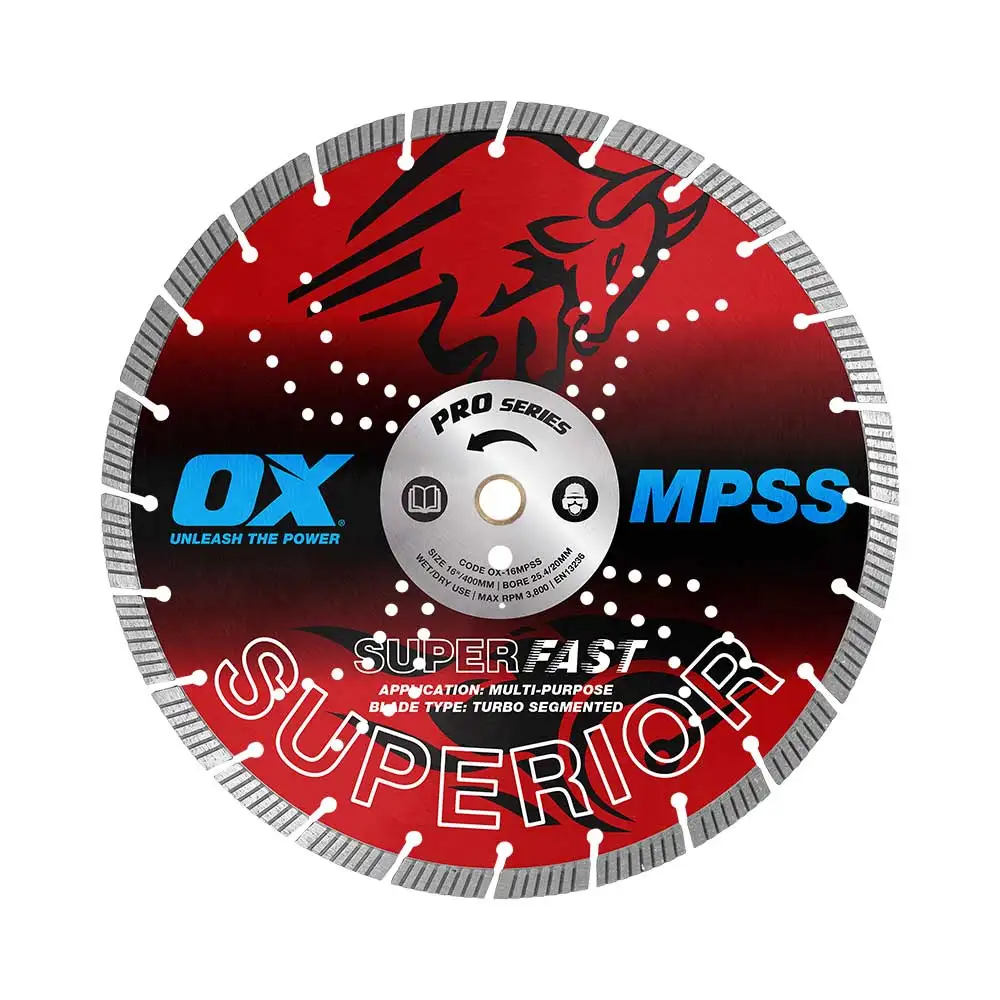 OX 400mm Segmented Diamond Blade OX-16MPSS