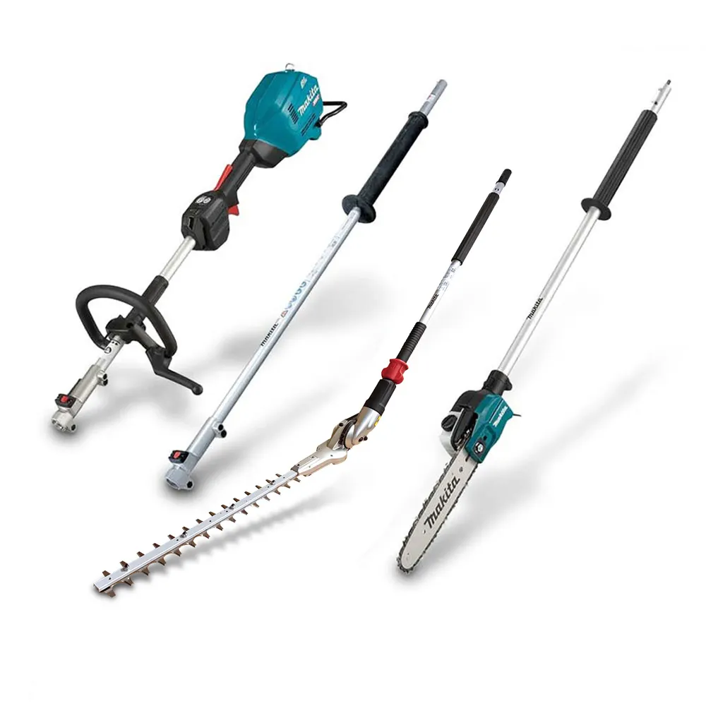 MAKITA 40V MAX XGT Brushless Multi Function Power Head w. Pole Saw, Pole Hedge Trimmer & Extension Pole UX01GZ07