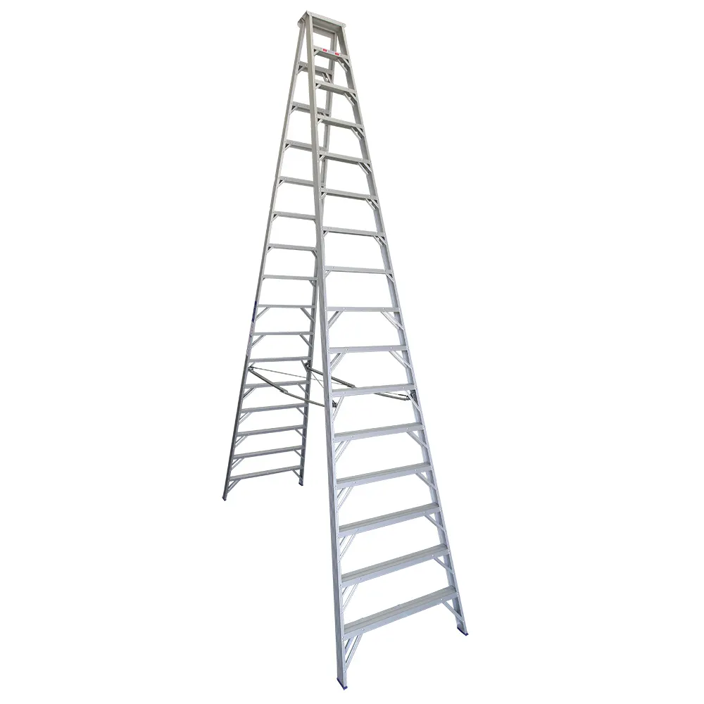 INDALEX 150kg Pro 4.9m Aluminium Double Sided Step Ladder PROS16D