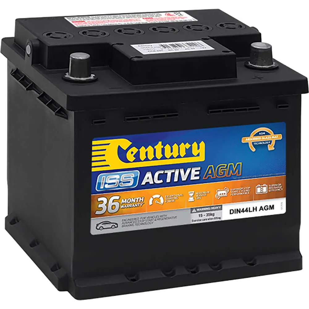 CENTURY DIN44LH AGM ISS Car Battery 118113