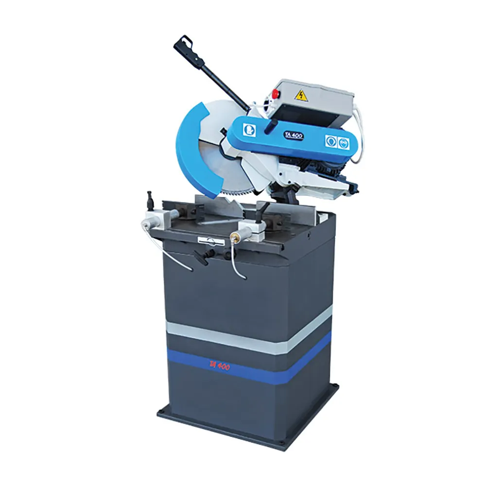MACC 400mm Non Ferrous Cutting Saw On Stand With Pneumatic Vice & Coolant Spray 3 Phase MC-TA400P-3