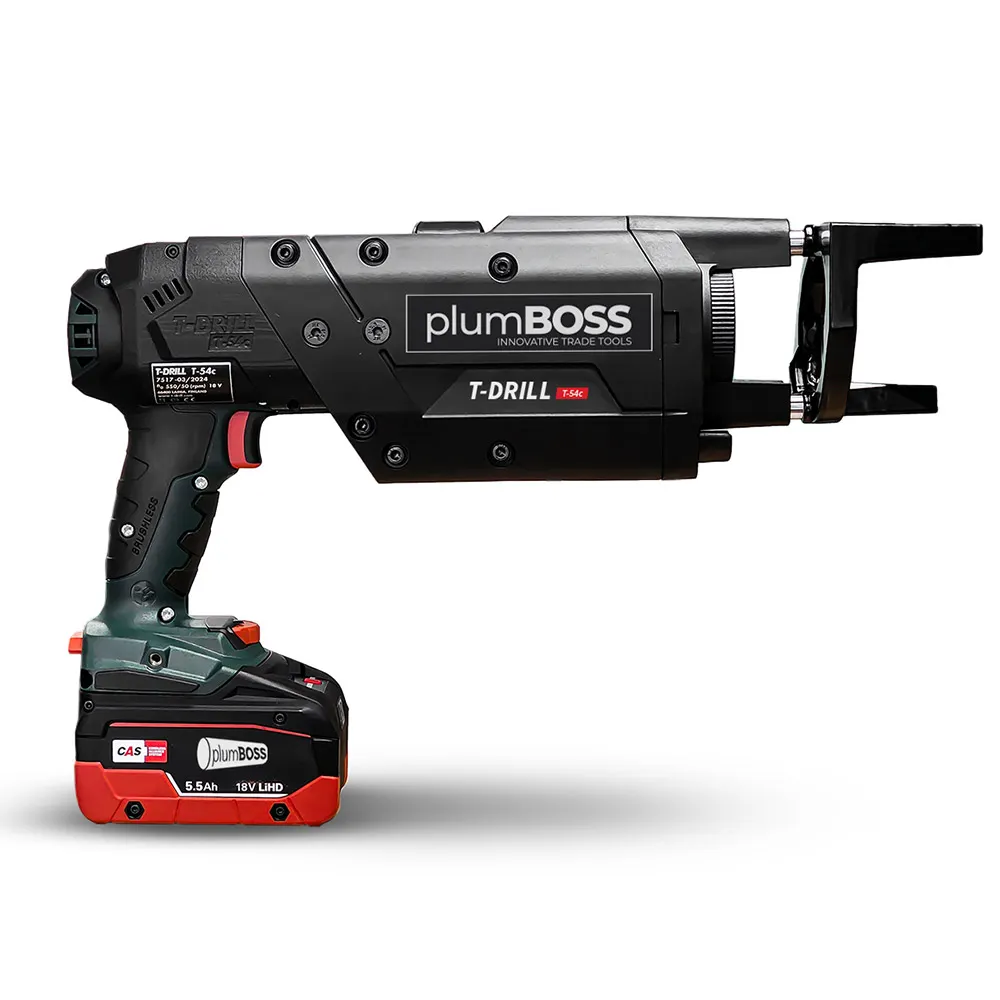 PLUMBOSS 13-43mm 1/2-2inch Powered Brandforming T-Drill Kit BFK54CU
