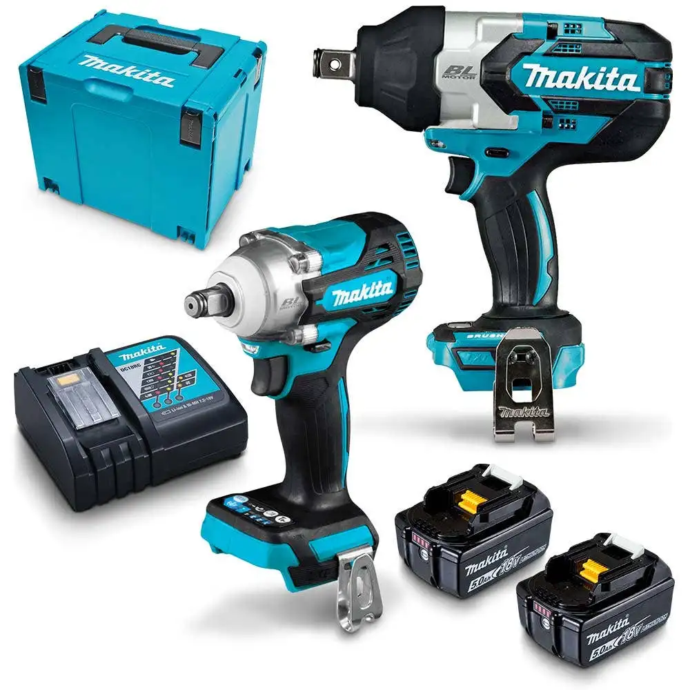 MAKITA 18V Brushless 2 Piece 2 x 5.0Ah Combo Kit DLX2371TJ