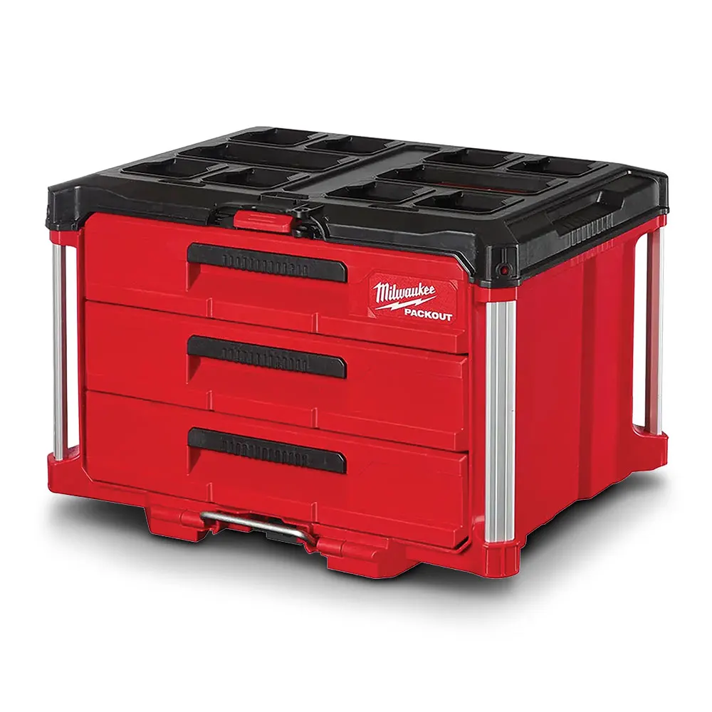 MILWAUKEE PACKOUT™ 3-Drawer Tool Box 48228443