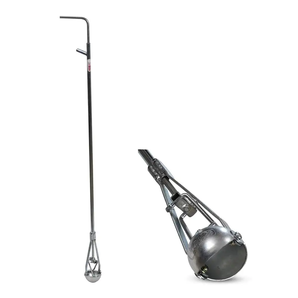 PLUMBOSS 5FT 4inch Gully Scoop Zinc Plated Pipe Cleaner GS504