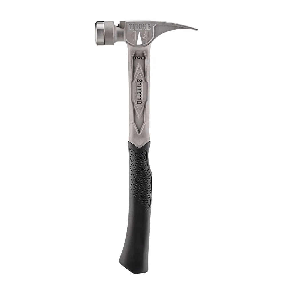 STILETTO TIBONE 14oz Smooth Titanium Rip Claw Hammer TIB14RSC