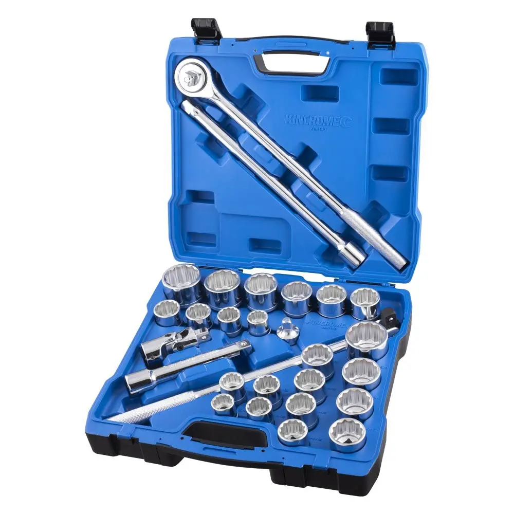 KINCROME 3/4inch Drive Socket Set - Metric & Imperial - 28 Piece K28145