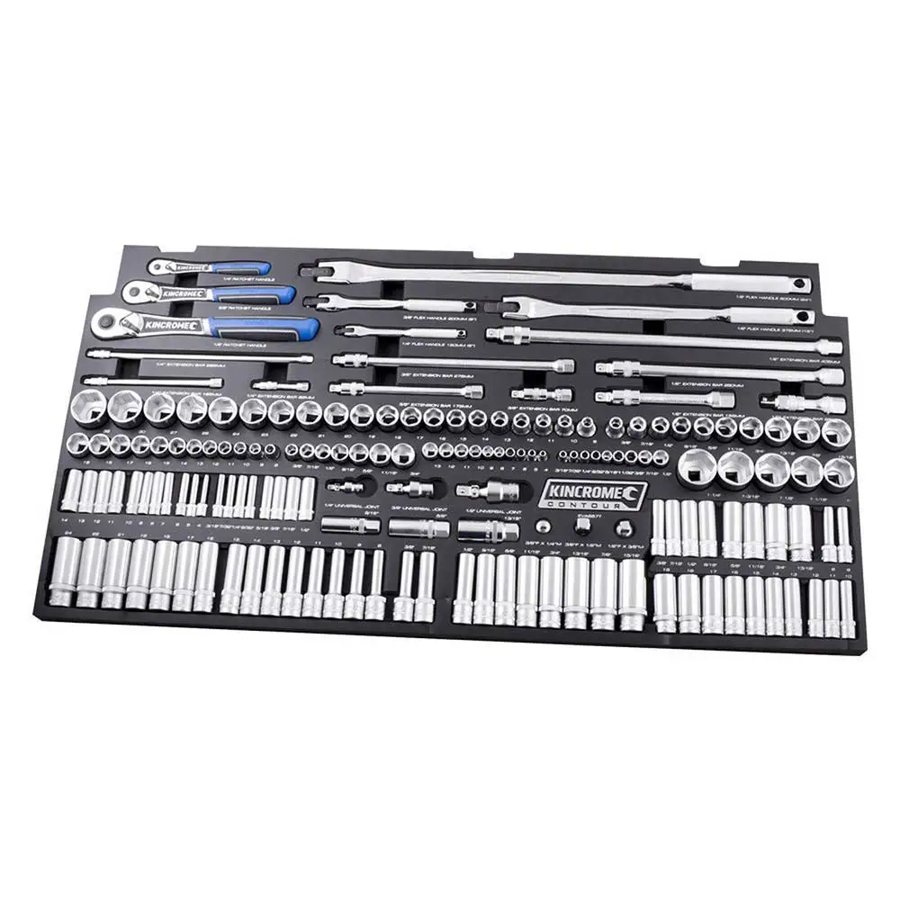 KINCROME Eva Tray 163 Piece LOK-ON Socket & Accessories EVA557T