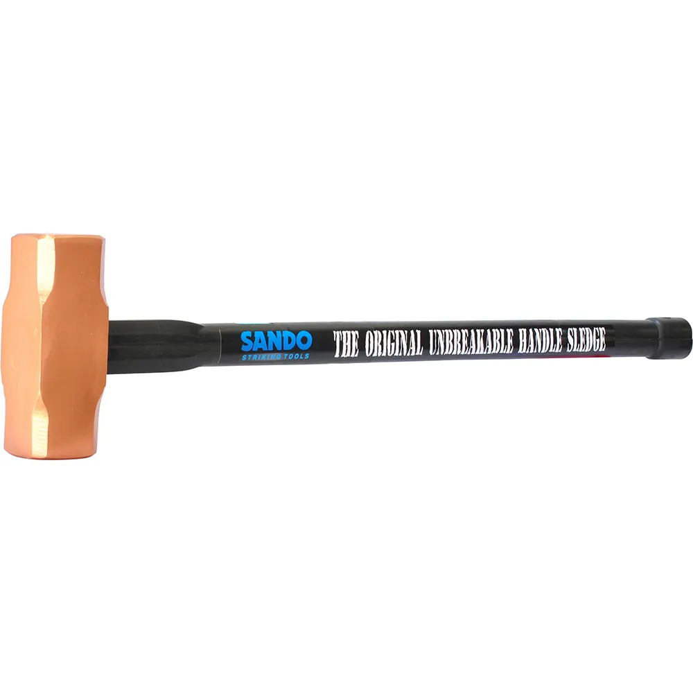 SANDO 750MM 8lb Steel Core Sledge Hammer with Rubber Handle SDSLDG830C