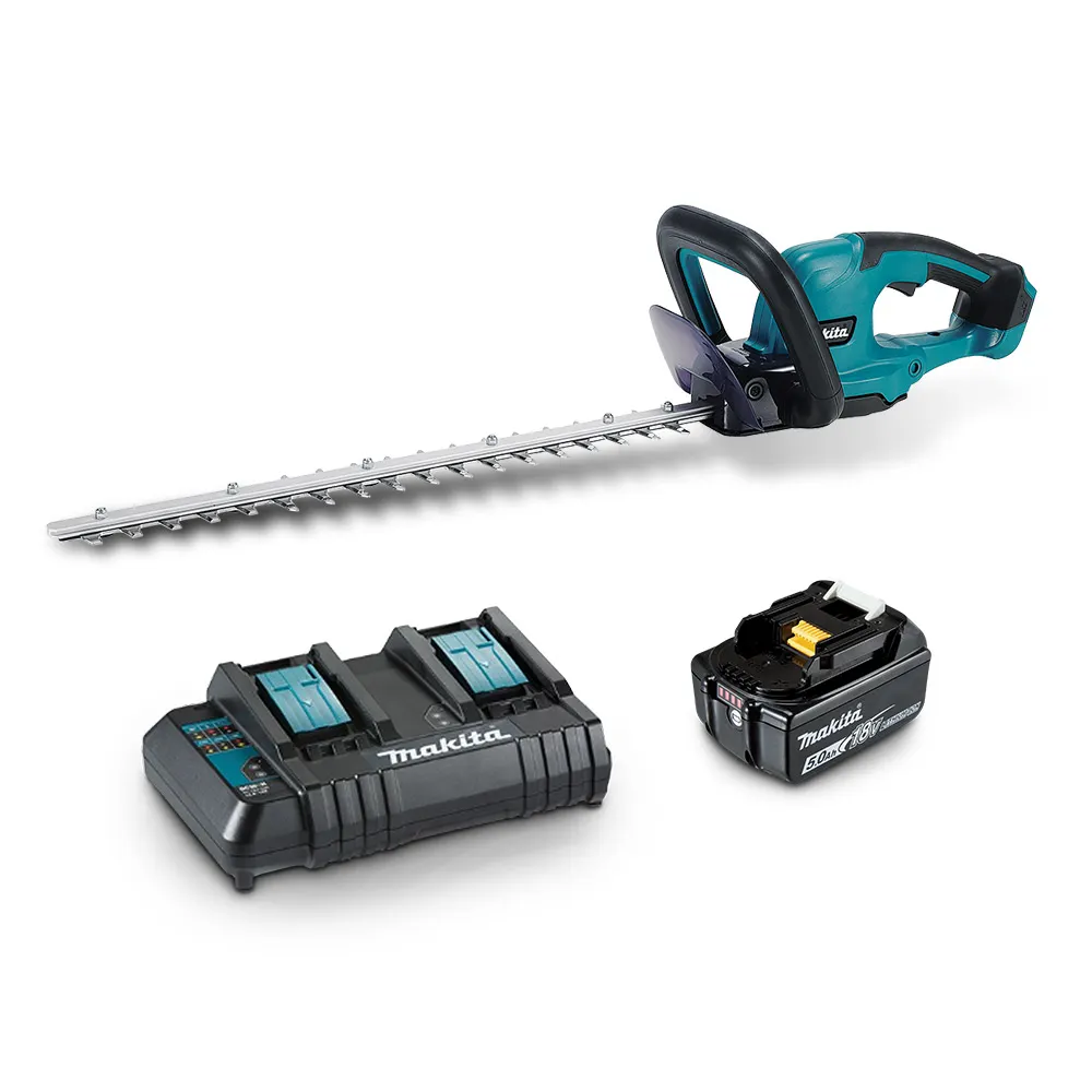 MAKITA 18V 1 x 5.0Ah 500mm Hedge Trimmer Kit DUH507CT