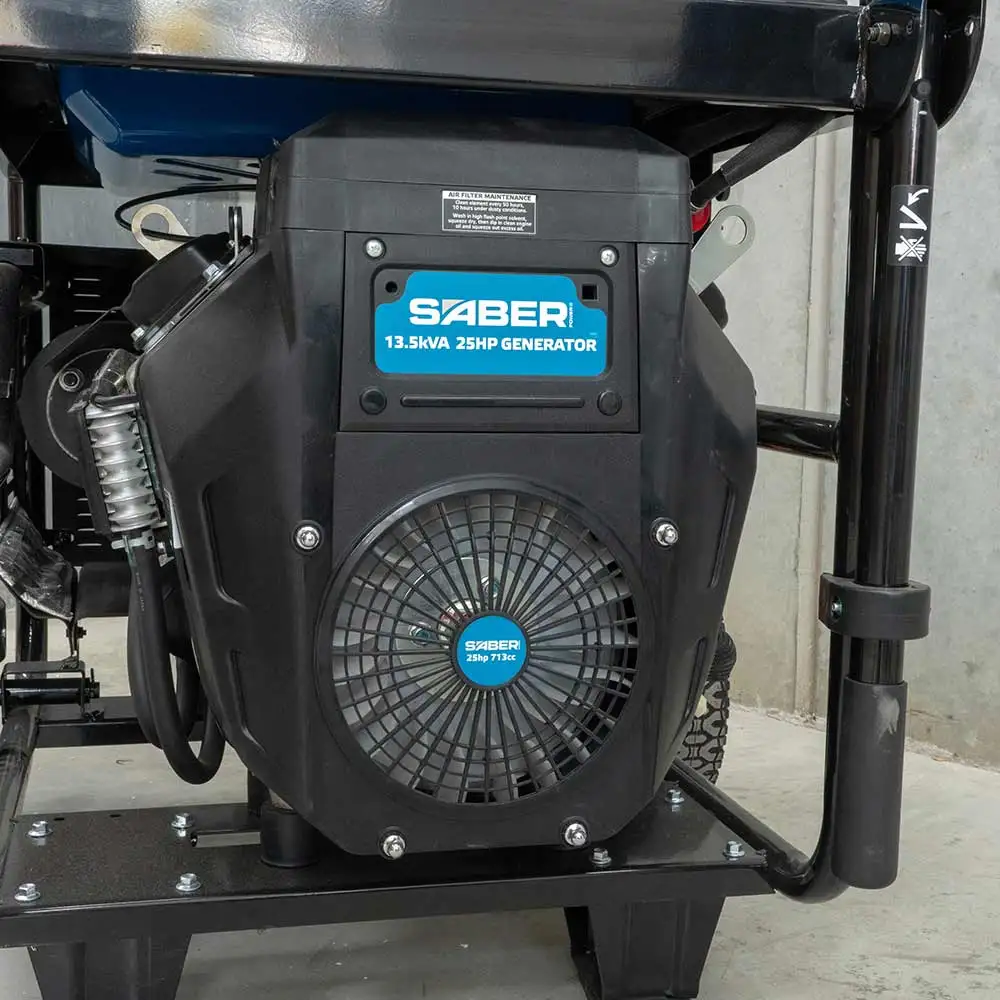 SABER 12000W 25HP Backup Key Start Petrol Generator SABG13KE