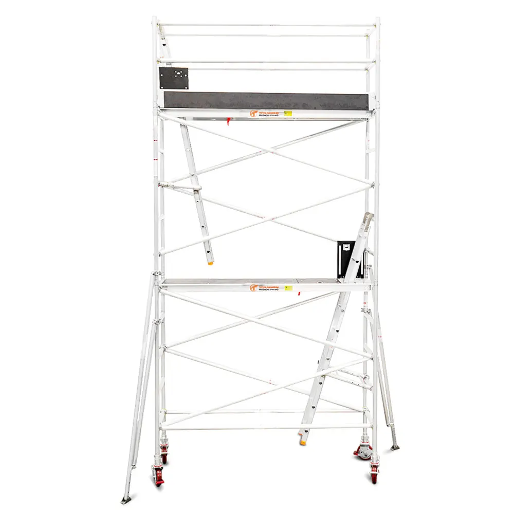 TOTAL ALUMINIUM PRODUCTS 4.3m Scaffold Aluminium Mobile Tower - Narrow 4.3MNAMT