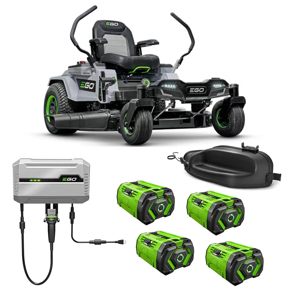 EGO POWER+ 56V 4 x 10Ah 107cm Z6 ZERO Turn Riding Mower Kit ZT4204E-L