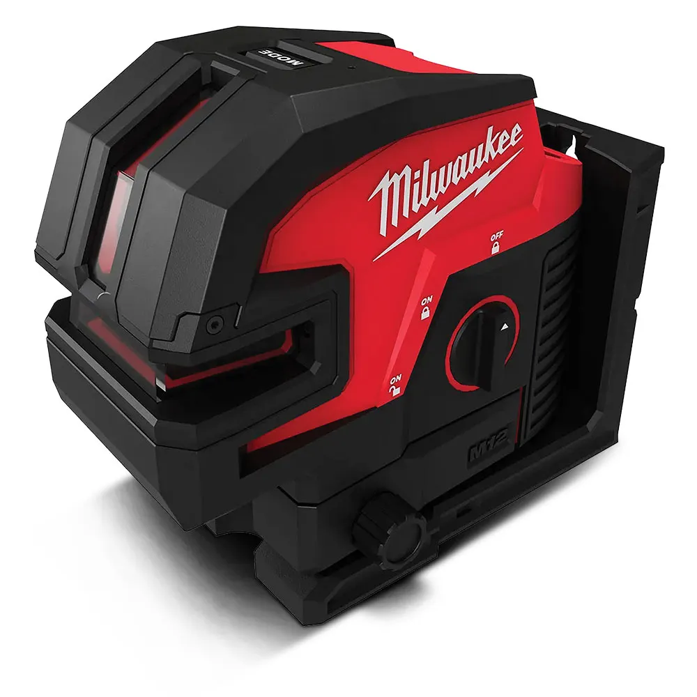 MILWAUKEE 12V Cross + 4 Points Level Laser Skin M12C4PLA0C