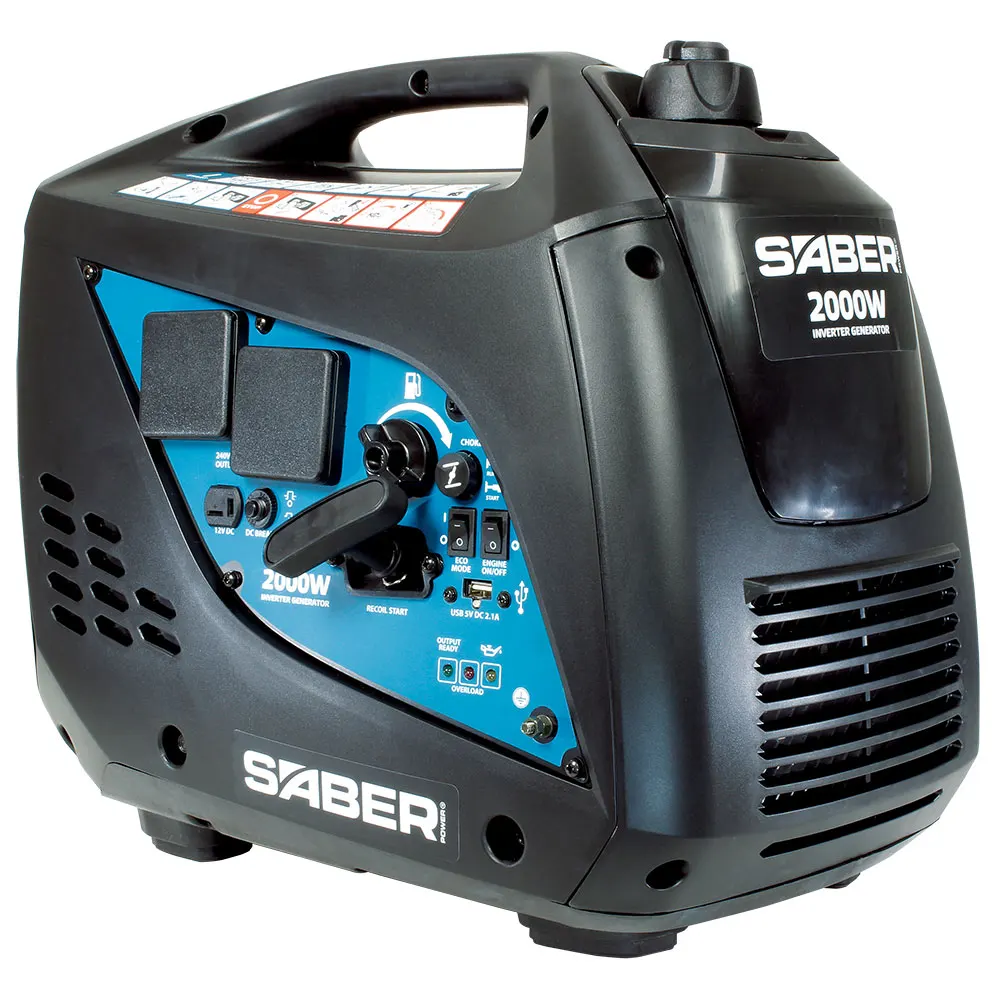 SABER 2000W Portable Petrol Inverter Generator SABSPG2000W