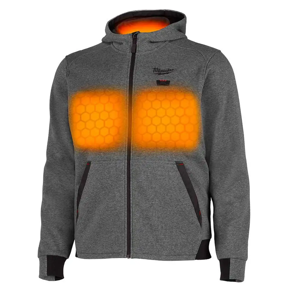 MILWAUKEE 12V Heated Hoodie Grey M12HH2GRY0