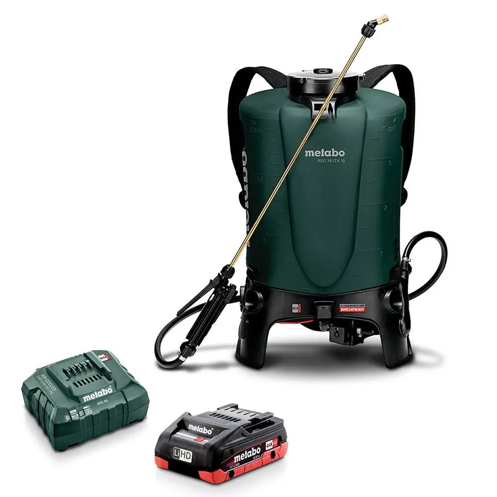 METABO 18V 1 x 4.0Ah RSG 18 LTX 15 Backpack Sprayer Kit AU60203800
