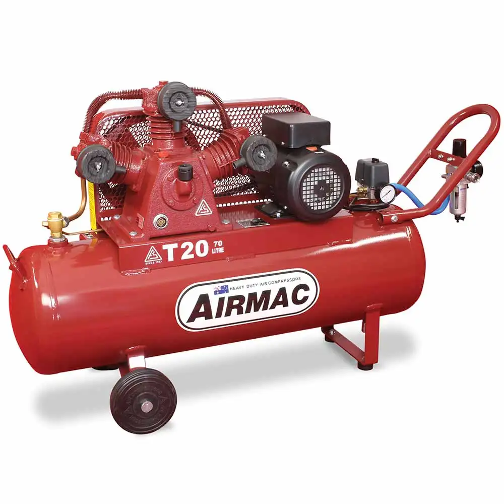 AIRMAC 240V 3.2hp 70l 310 L/Min Air Compressor AM T20-H 240V