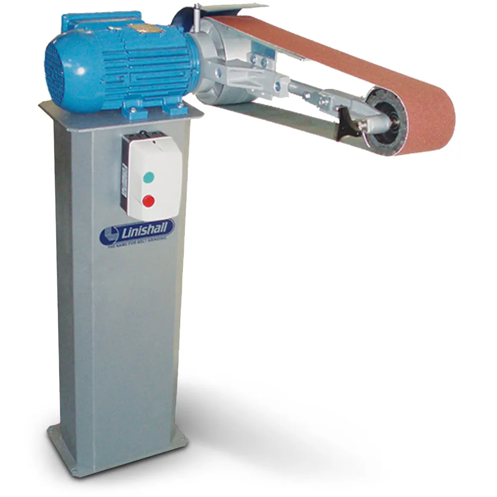LINISHALL 1520mm x 50mm Pedestal-Mounted Belt Grinder 152050P3