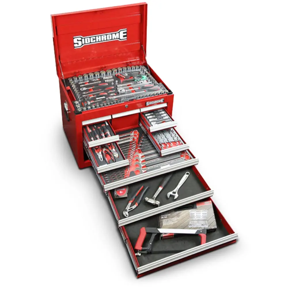 SIDCHROME 242 Piece Metric A/F Tool Kit SCMT11800
