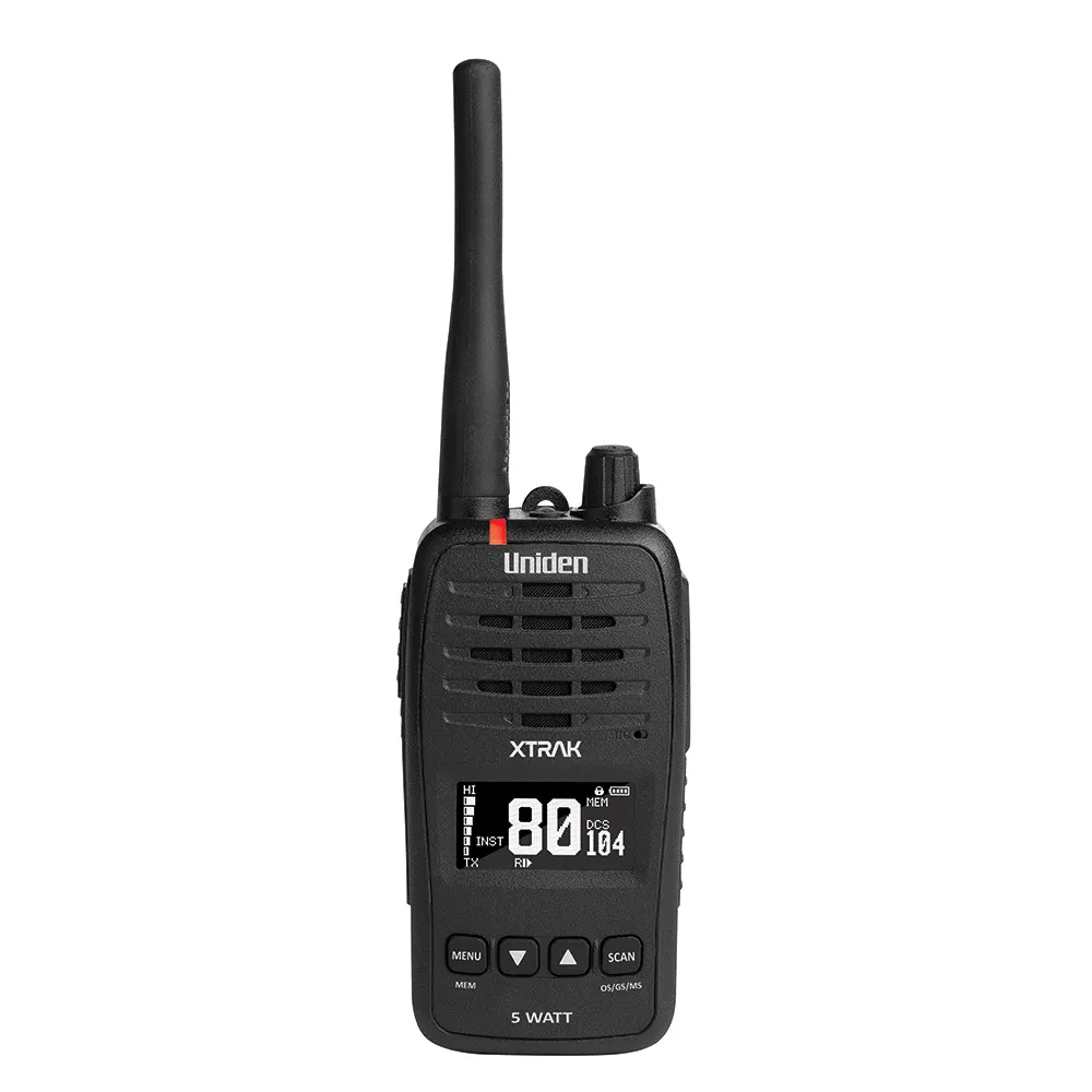 UNIDEN 5 Watt UHF OLED Display Handheld Radio XTRAK50
