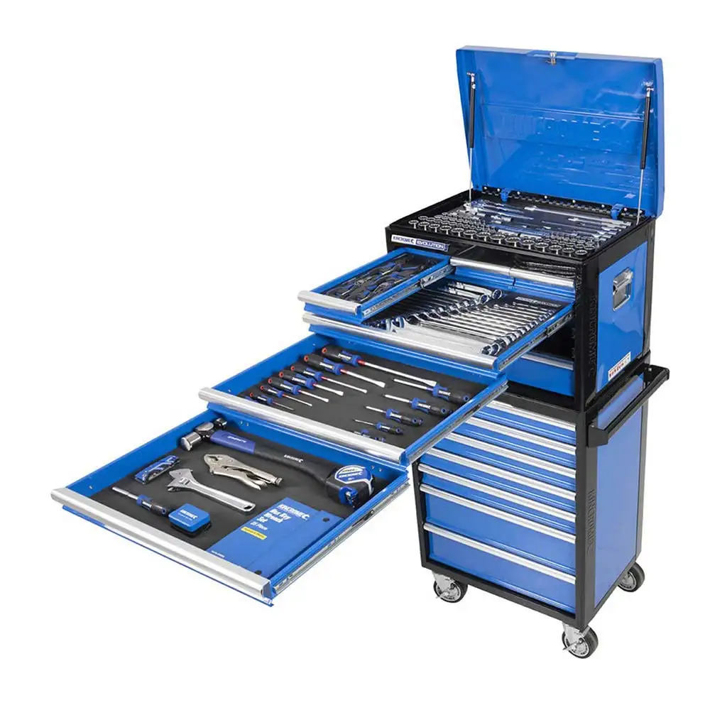 KINCROME Evolution 205 Piece 14 Drawer Chest & Trolley Tool Kit K1230