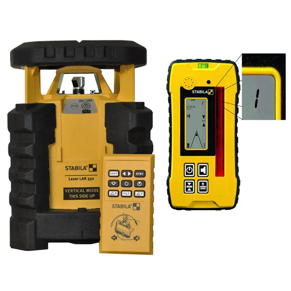 STABILA 800m LAR 350 Automatic Motion-Controlled Rotary Level Laser 19111