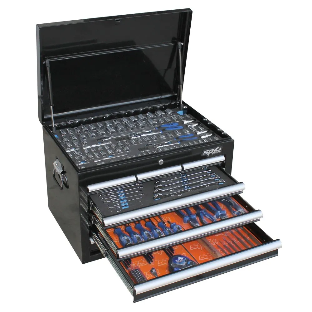 SP TOOLS 211 Piece Metric SAE Custom Series Tool Kit SP50121