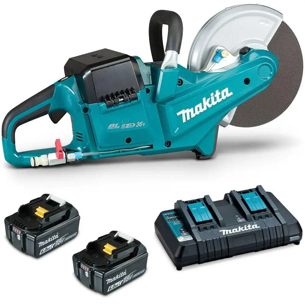 MAKITA 18V Brushless 2 x 6.0Ah Power Cut Saw Kit DCE090PG2